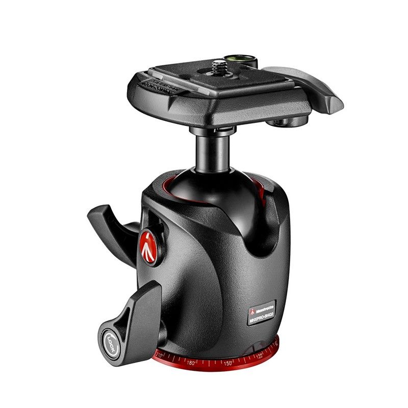 Manfrotto Testa a sfera 055 magnesio con QR2