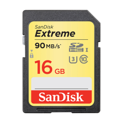 SanDisc SDHC Extreme 16GB
