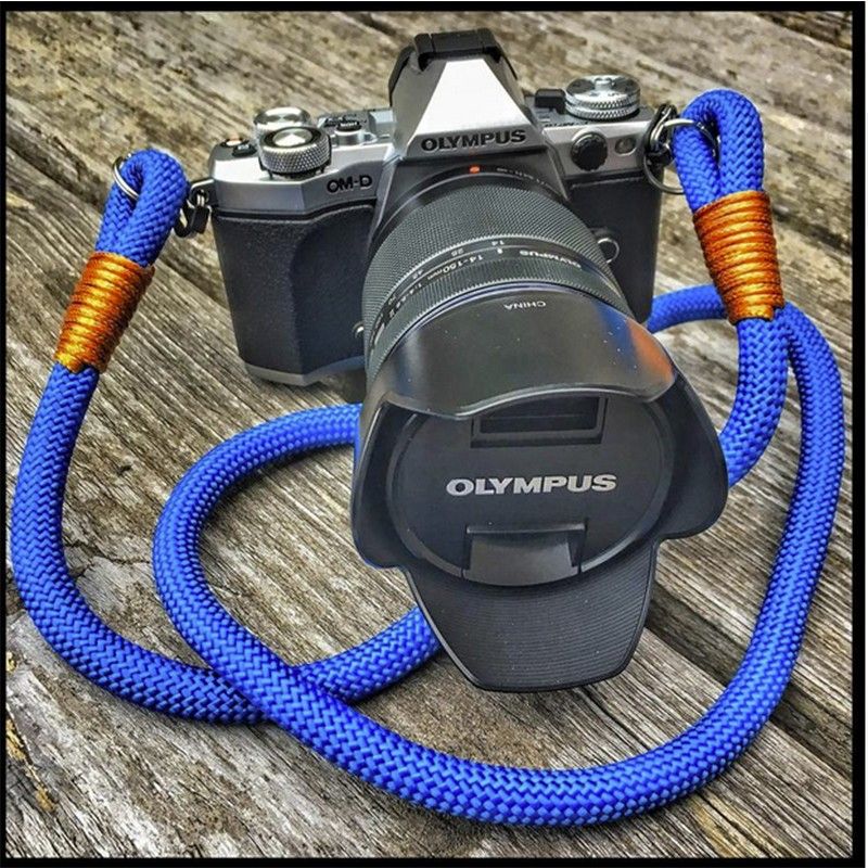 Hyperion Handmade Camera Straps blu elettrico