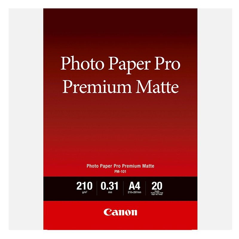 Carta fotografica Canon Premium Matte PM-101 A4 - 20 fogli