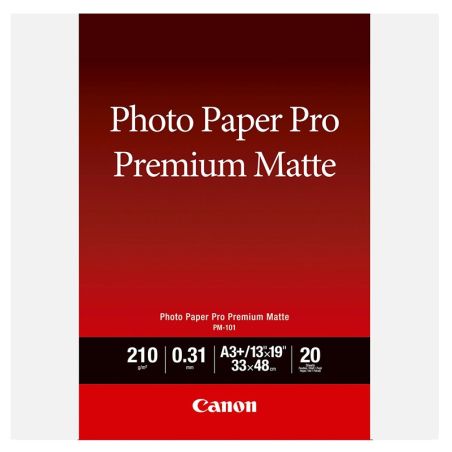 Carta fotografica Canon Premium Matte PM-101 A3+ - 20 fogli
