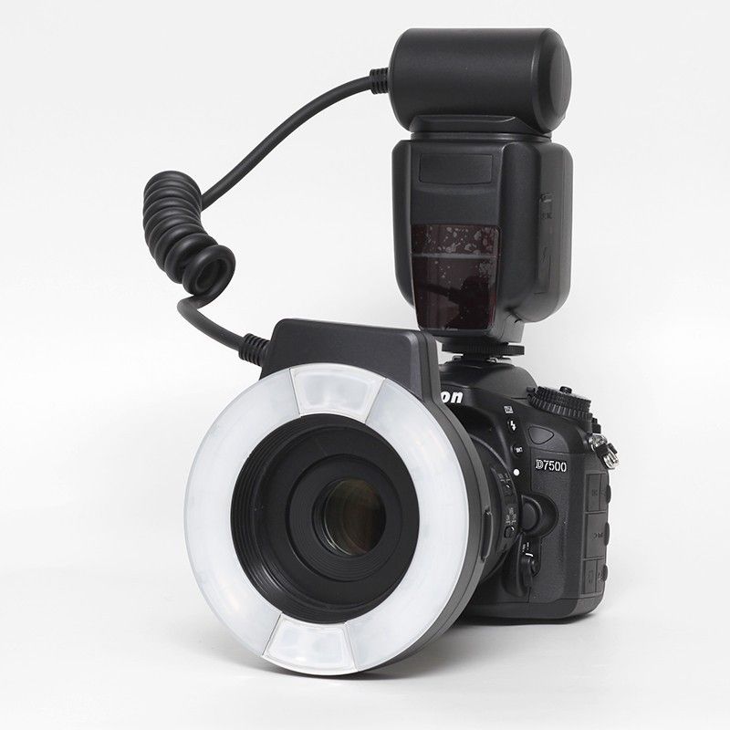 Kit Nikon D7500 + Nikon 105/2,8 micro  +  Flash Anulare Mcoplus 14 EXT