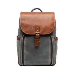 ONA Monterey Backpack - Smoke/ Antique Cognac