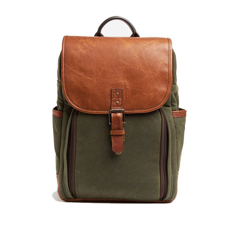 ONA Monterey Backpack - Olive/ Antique Cognac