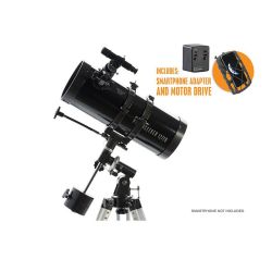 Celestron PowerSeeker 127EQ-MotorDrive + Adattatore Smartphone