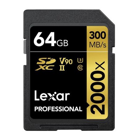 Lexar SD 2000X 64GB  SDHC UHS-II