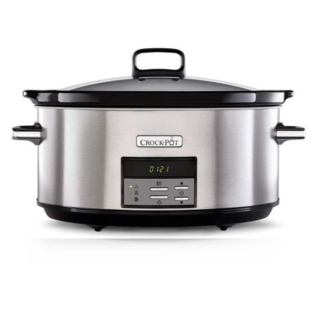 Crock-Pot Slow Cooker - 7,5 L Silver Digitale