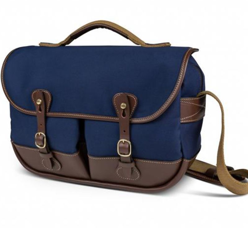 Billingham Bag Mini Eventer Canvas blue navy/cioccolato