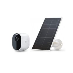Arlo Essential Spotlight camera bianca + Pannello solare