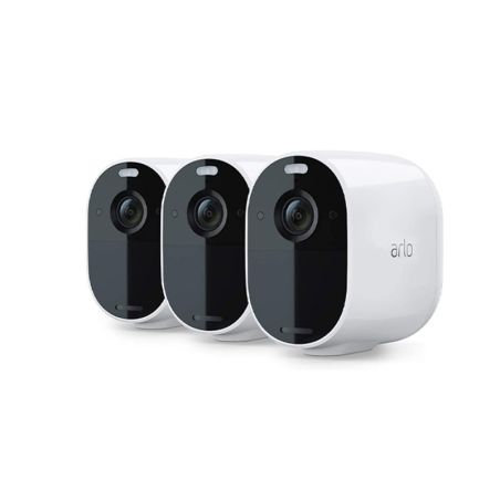 Arlo Essential Spotlight - kit 3 videocamere - Bianco