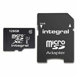 Integral MicroSD 128GB + adatt.