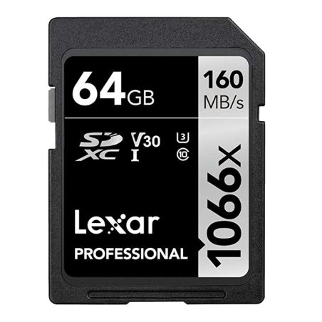 Lexar PRO SD 1066X 64GB  SDXC