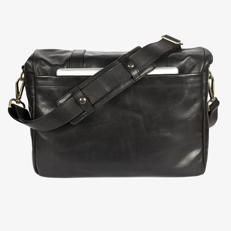 Bronkey - Roma Camera Bag Black Leather
