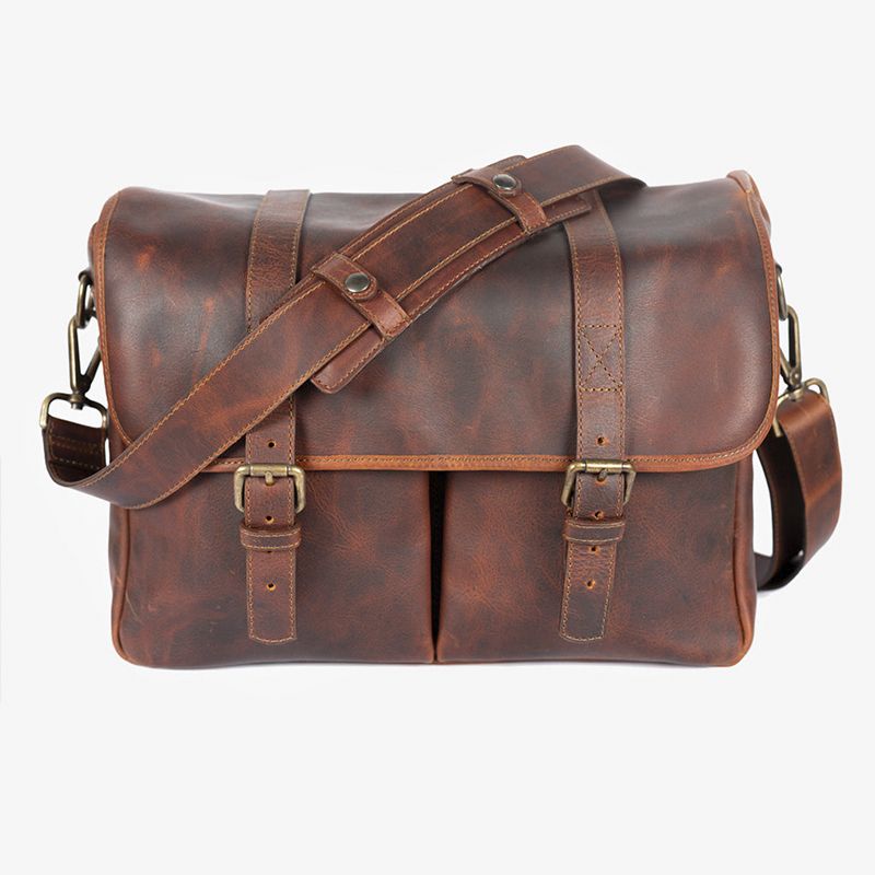 Bronkey - Roma Cognac Leather Camera Bag