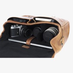 Bronkey - Roma Tanned Leather Camera Bag