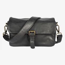 Bronkey - París Black Leather Camera Bag