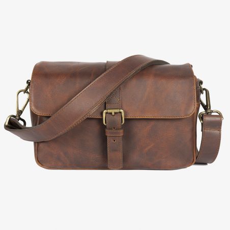 Bronkey - París Cognac Leather Camera Bag