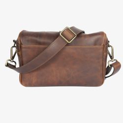 Bronkey - París Cognac Leather Camera Bag