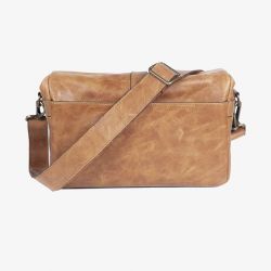 Bronkey - París tanned Leather Camera Bag