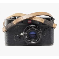 Bronkey - Tokyo 106 - Tanned & brown leather camera strap