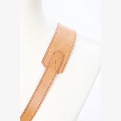 Bronkey - Tokyo 603 - Tanned & Red sling leather camera strap