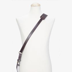 Bronkey - Tokyo 602 - Brown & Red sling leather camera strap