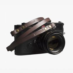 Bronkey - Berlin 102 - Brown Leather camera strap