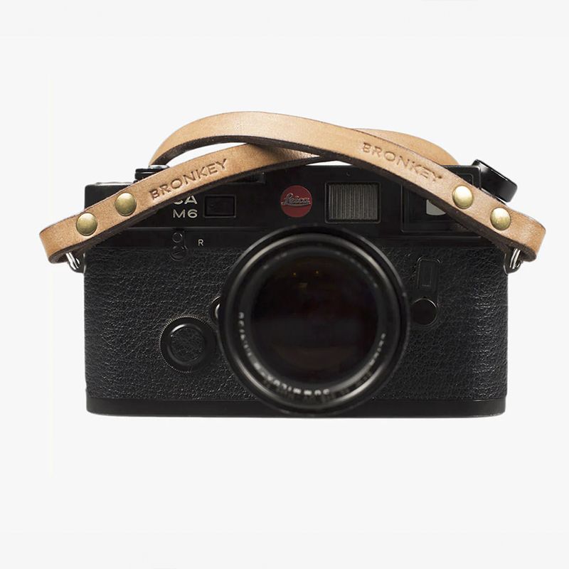 Bronkey - Berlin 103 - Tanned Leather camera strap