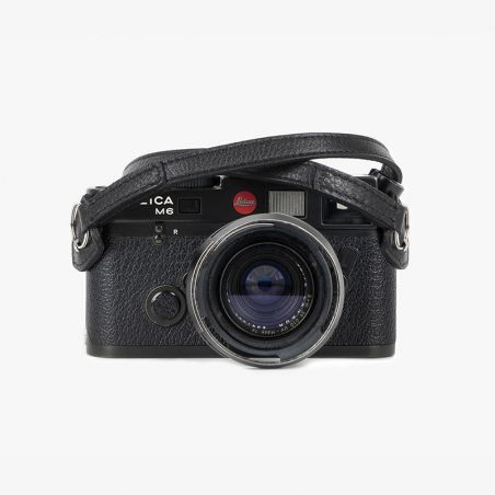 Bronkey - Roma 101 - Black Leather camera strap