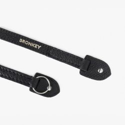 Bronkey - Roma 101 - Black Leather camera strap
