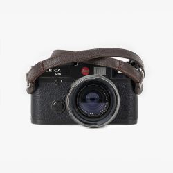 Bronkey - Roma 102 - Brown Leather camera strap