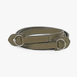 Bronkey - Roma 103 - Olive Green Leather camera strap