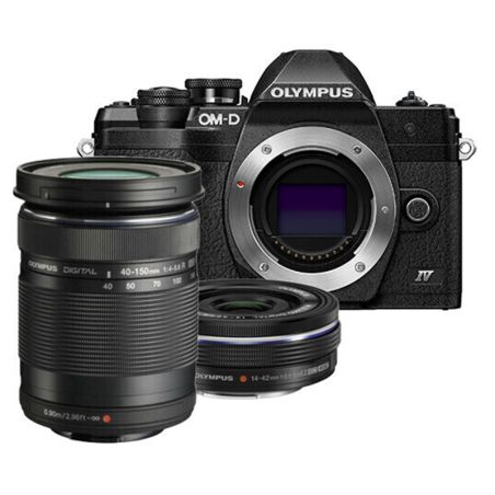 OLYMPUS OM-D E-M10 MARK IV BLACK + 14-42 EZ + 40-150 OLYMPUS OM-D E-M10 MARK IV BLACK + 14-42 EZ + 40-150