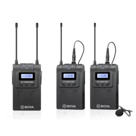 BOYA BY-WM8 Pro K2 Kit Microfoni Lavalier UHF Wireless