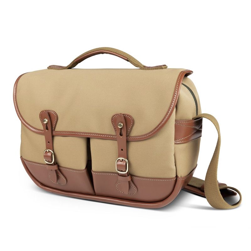 Billingham Borsa Eventer MKII Canvas Khaki/Bordi Cuoio marrone