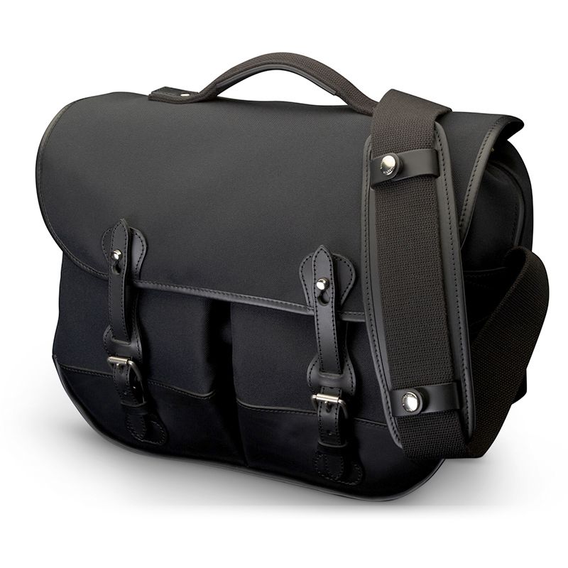 Billingham Borsa Eventer MKII FibreNyte Nero/Bordi Cuoio nero