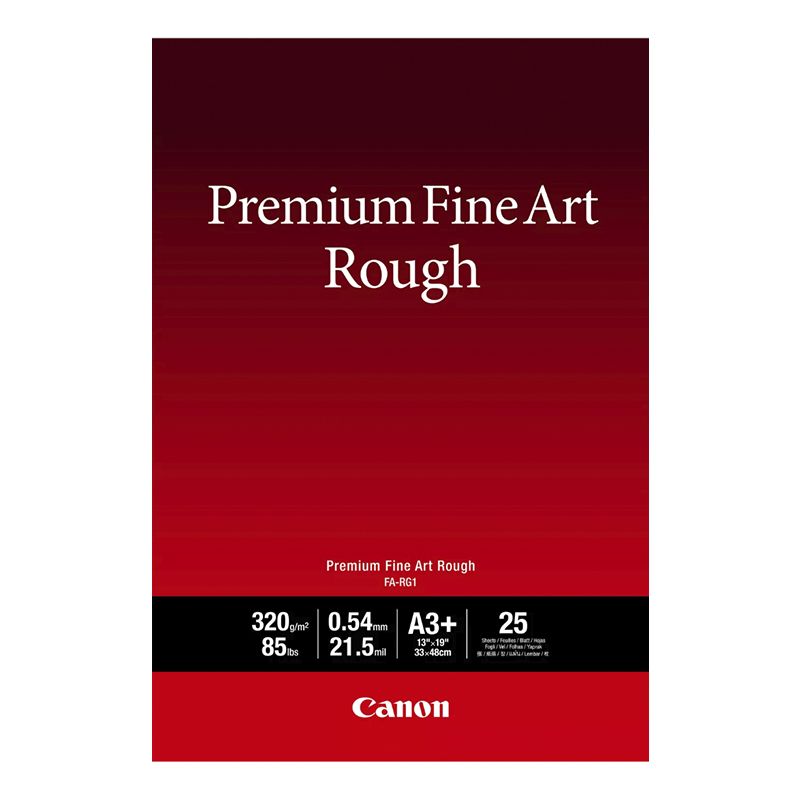 Carta Canon Premium Fine Art  FA-RG1 A3+ - 25 fogli