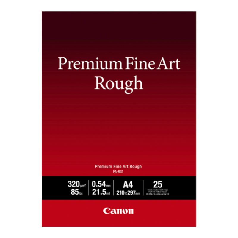 Carta Canon Premium Fine Art  FA-RG1 A4 - 25 fogli