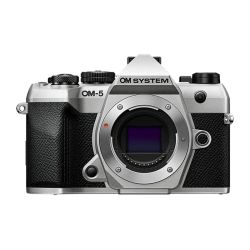 OM System OM-5 Mark II  corpo silver