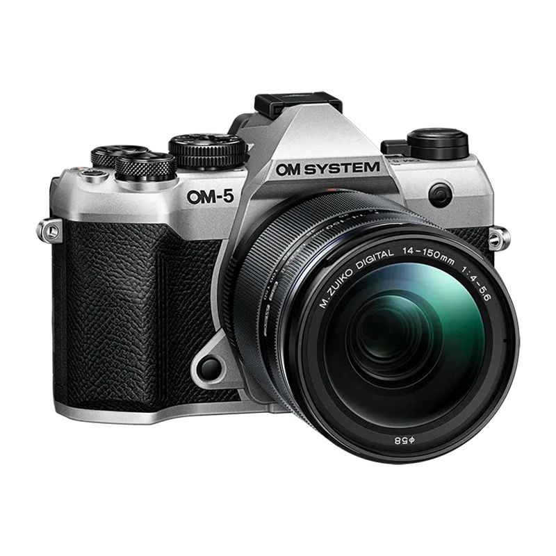 OM System OM-5 Mark II + 14-150 silver