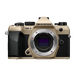 OM System OM-5 Mark II corpo beige