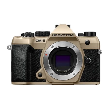 OM System OM-5 Mark II corpo beige OM System OM-5 Mark II corpo beige
