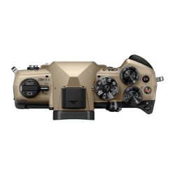 OM System OM-5 Mark II corpo beige