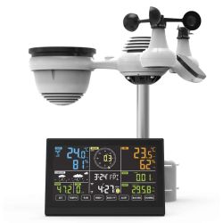 DiProgress Mystral Stazione metereologica multifunzione con display a colori touchscreen e sensore da esterno