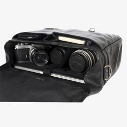 Bronkey - Roma Black Canvas Camera Bag