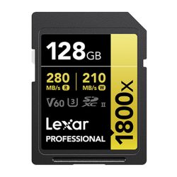 Lexar PRO SD 1800X 128GB  SDXC UHS-II