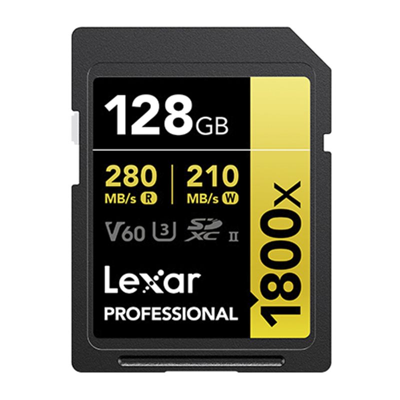 Lexar PRO SD 1800X 128GB  SDXC UHS-II