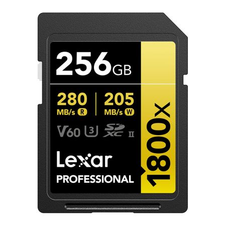 Lexar PRO SD 1800X 256GB  SDXC UHS-II