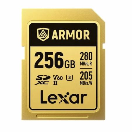 Lexar PRO ARMOR GOLD 256GB SDXC acciaio