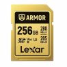 Lexar PRO ARMOR GOLD 256GB SDXC acciaio